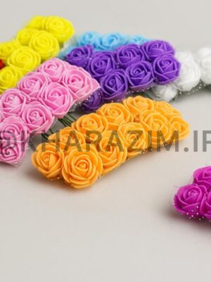 گل فوم 100 عددی رنگی