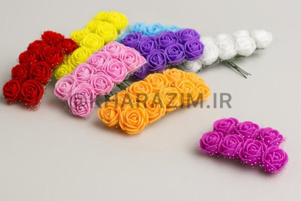 گل فوم 100 عددی رنگی