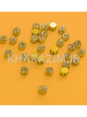 نگین قابدار طلایی