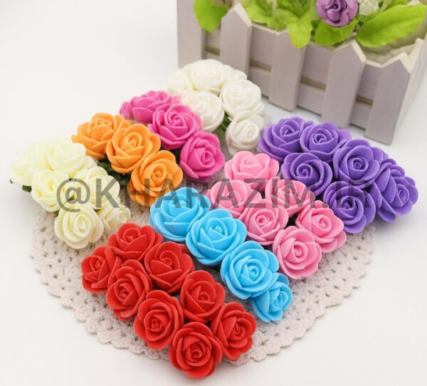 گل فوم 144 عددی کوچک رنگی